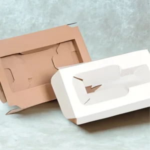 Custom made inserts for boxes with foam and cardboard fit